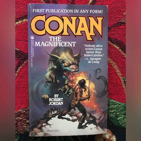 CONAN THE MAGNIFICENT by Robert Jordan 1984 Tor FIRST PRINTING paperback - Picture 1 of 4
